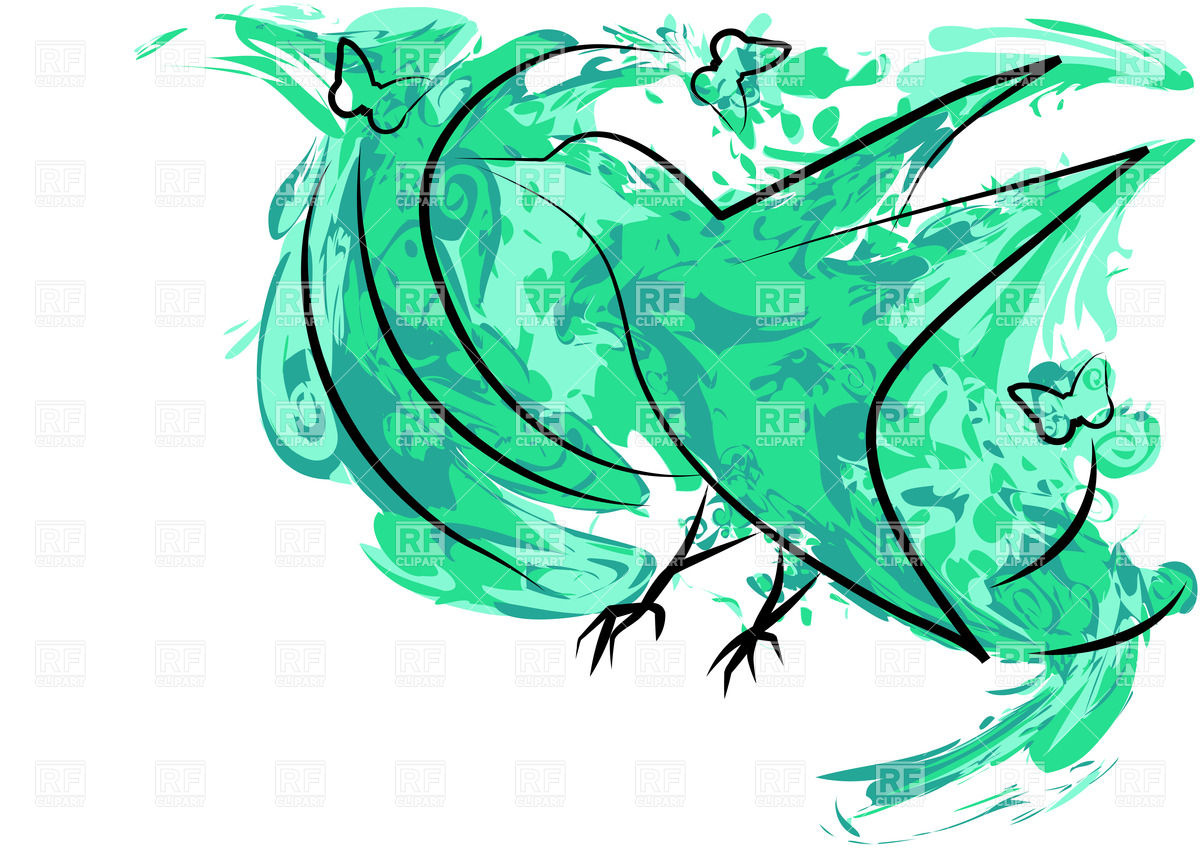 1200x849 Stylized Bird