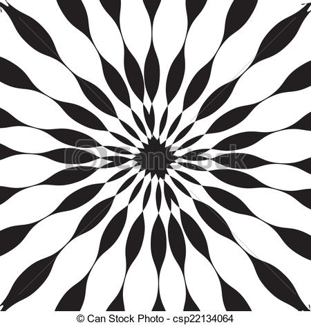 450x470 Black And White Abstract Psychedelic Art Background Vector