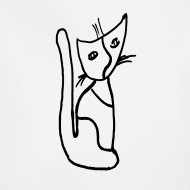 190x190 Cat Abstract Drawing Art Geometry Apron Spreadshirt