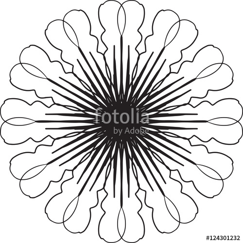 500x500 Abstract Flower Design Drawing Stock Image And Royalty Free