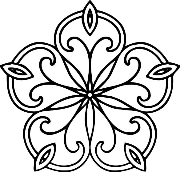 585x559 Abstract Design Clipart