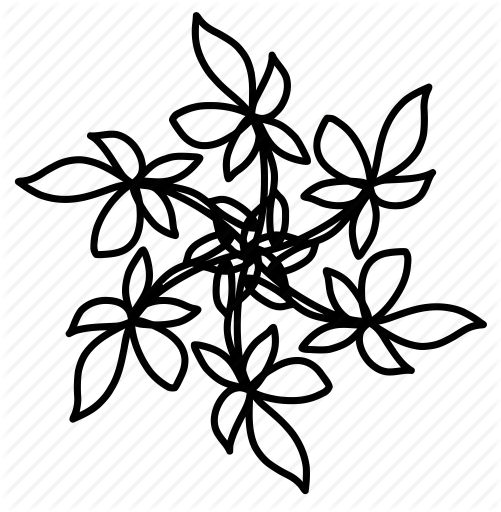 501x512 Design, Drawing, Floral, Flower, Flowers, Ornaments, Swirls Icon