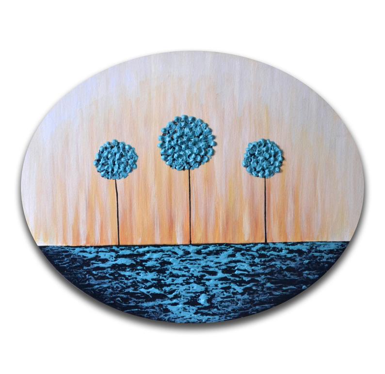 794x771 Gift For Kids Kids Room Wall Decor Fun Blue Lollipop Trees Etsy