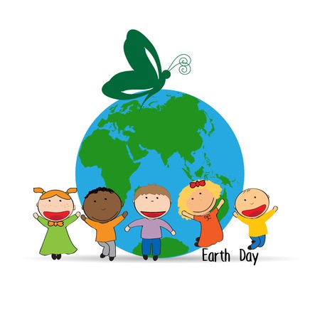 450x450 Vector Of Happy And Cute Kids