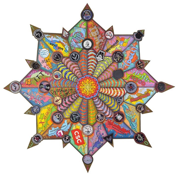 720x713 John Jerome O'connor Abstract Drawings Feather Of Me