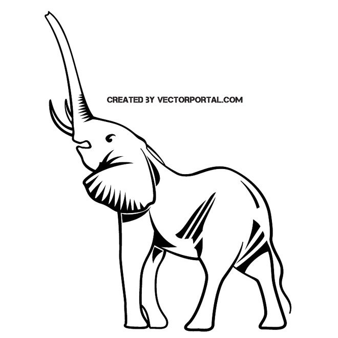 660x660 Cartoon Elephant Vectors Download Free Vector Art Graphics