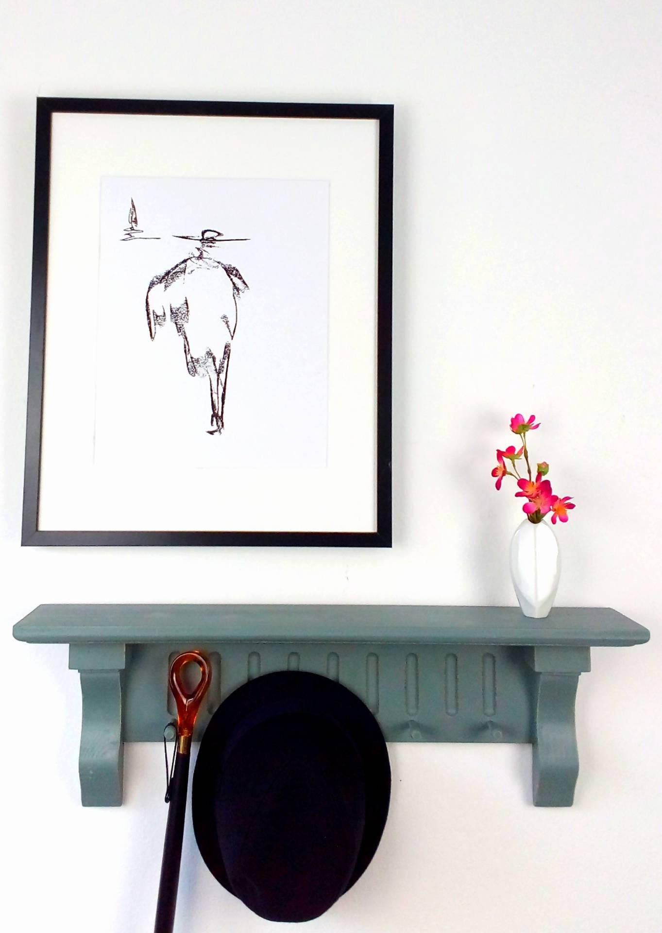 1363x1920 Abstract Original Charcoal Drawing Black And White Unframed Wall Art