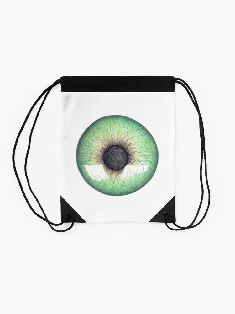 750x1000 Abstract Eye Drawstring Bag