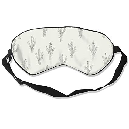 425x425 Homlife Sleep Mask Silk Eye Mask Abstract Cactus