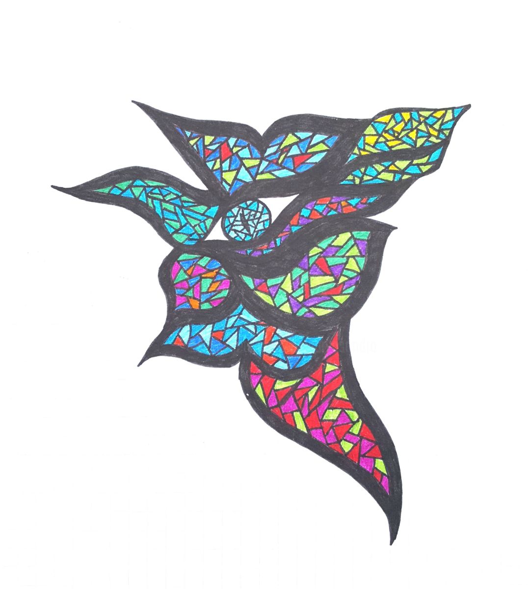 1076x1200 Mosaic Eye