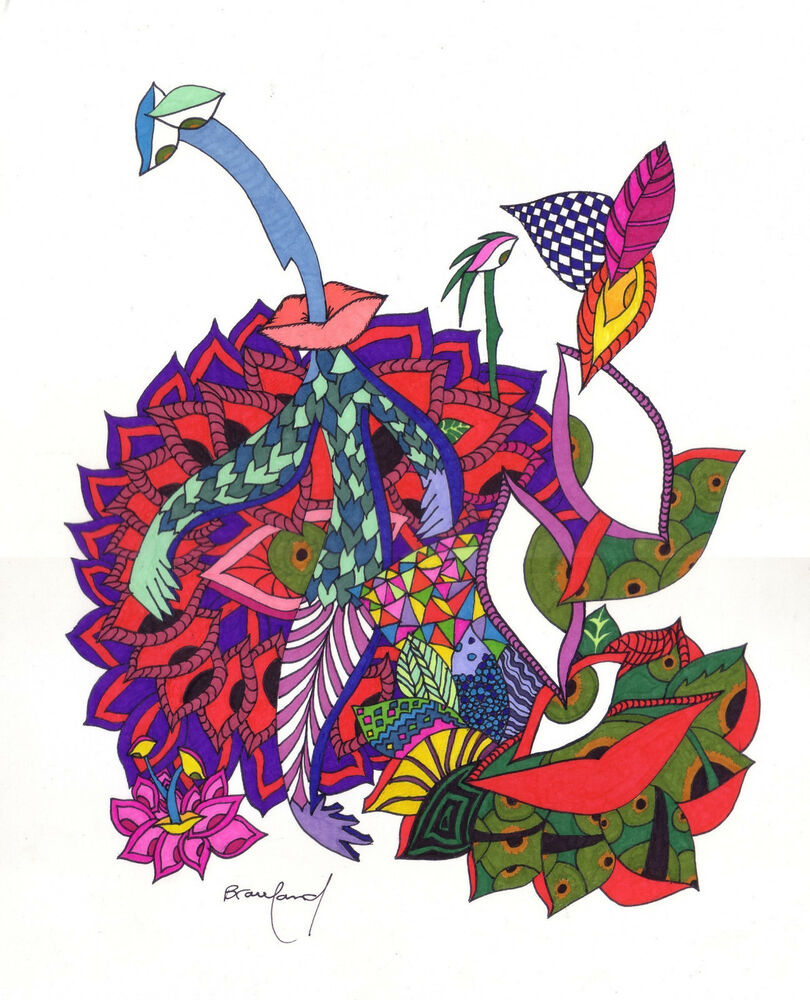 810x1000 Original Art Signed Ink Drawing