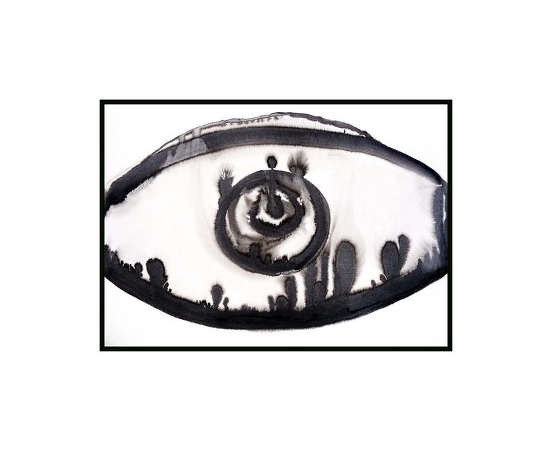 794x649 Original Ink Drawing Abstract Modern Art Black And White Etsy