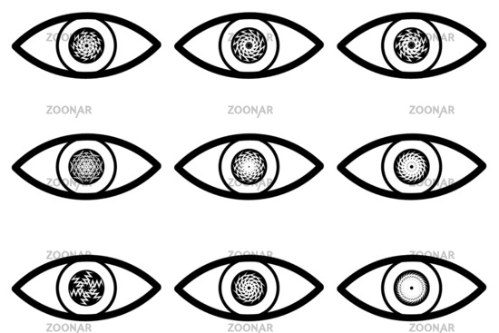 550x367 Photo Abstract Eye Icon Image
