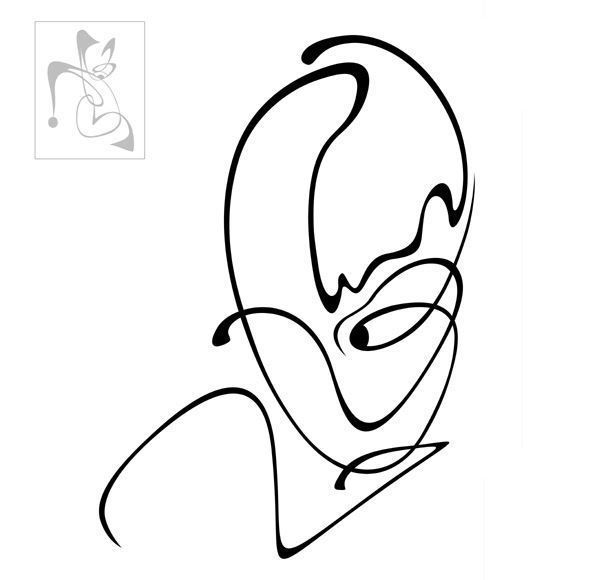 612x580 face drawing juri schoppert blog abstract drawing abstrakte