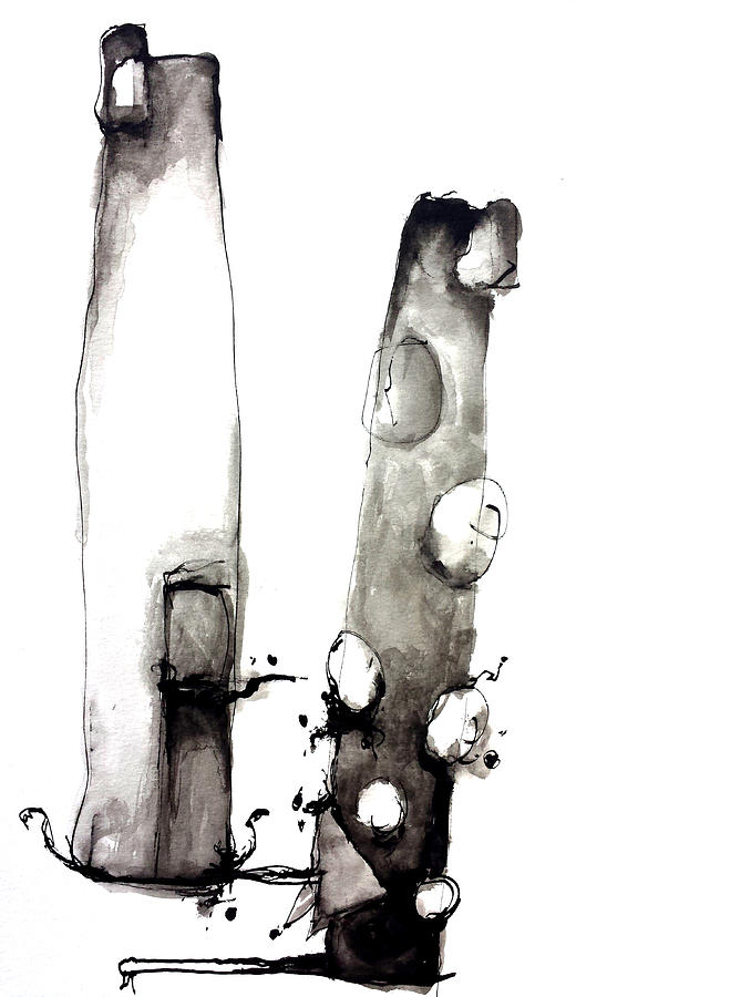 678x900 Abstract Figure Painting