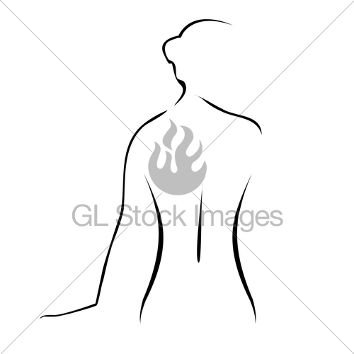 500x500 Abstract Drawing Of Graceful Lady Gl Stock Images