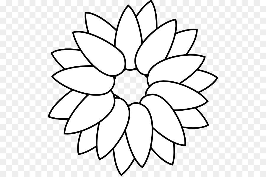 900x600 Common Sunflower Drawing Clip Art Abstract Flowers