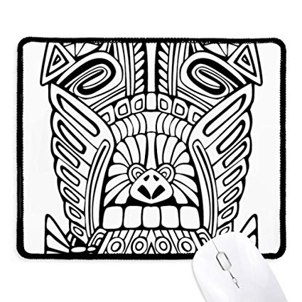 425x425 Indian Abstract Totem Line Drawing Pole Face Non Slip