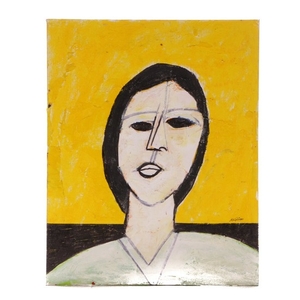 300x300 Ronald Ahlstrom Mixed Media Painting On Canvas Board