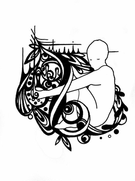 450x600 Abstract Woman Drawings