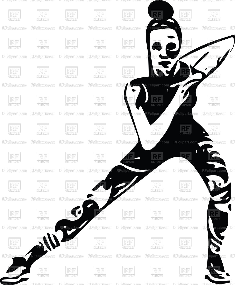 989x1200 Abstract Fitness Woman Vector Image Of People Aroastock