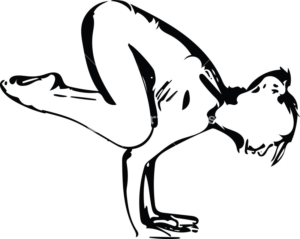 1000x795 Abstract Illustration Of Beautiful Sporty Fit Yogini Woman