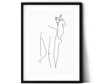 340x270 Abstract Woman Art Etsy