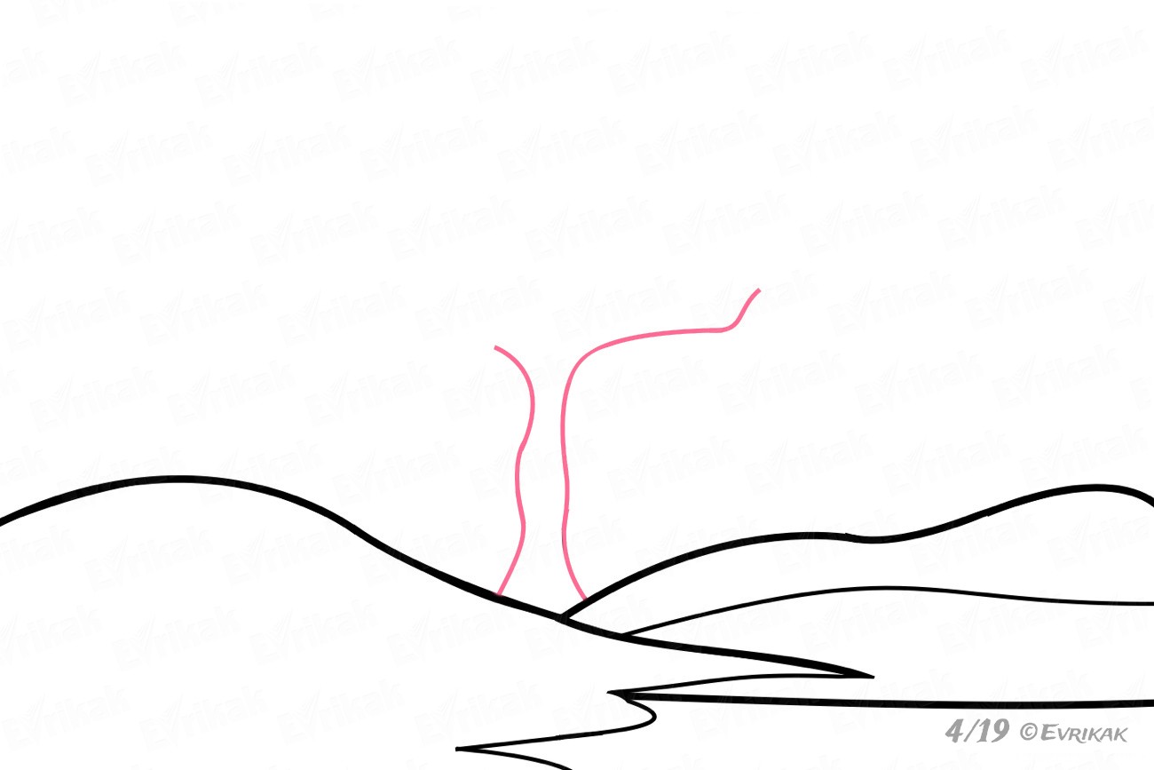 1300x867 Learn To Draw The African Savannah Step