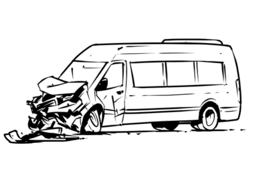 500x333 Van Accident Drawing Franchino Insurance