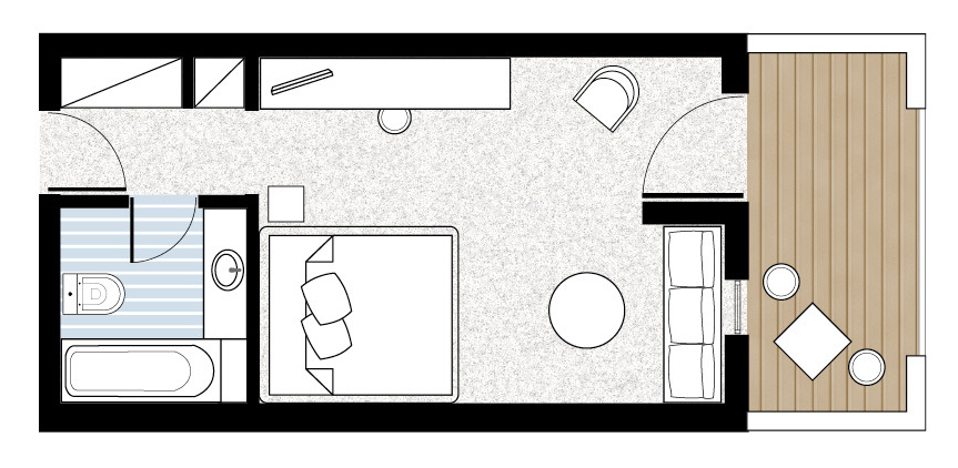 863x422 Deluxe Seaview Bungalows Mykonos Blu Star Hotel