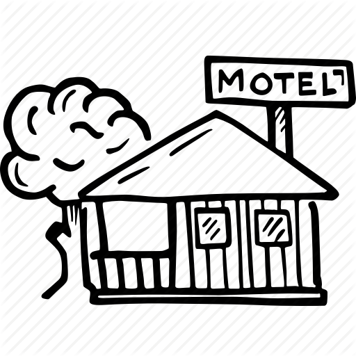 512x512 Accommodation, Cheap, Motel, Rest, Stop, Travel, Vacation Icon