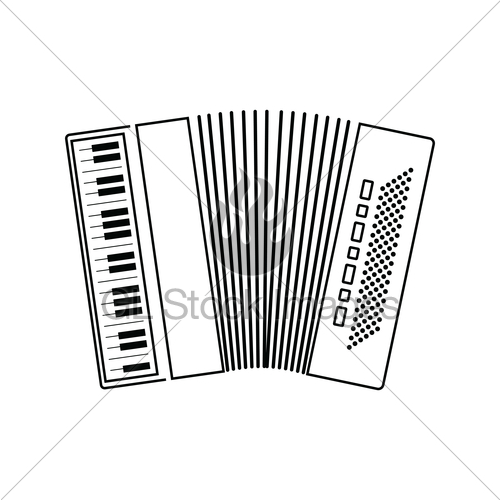 500x500 Accordion Icon Gl Stock Images