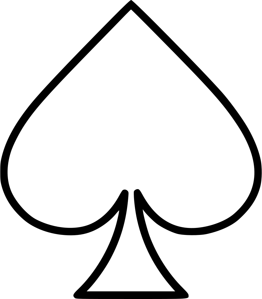 Ace Of Spades Card Drawing Free download on ClipArtMag