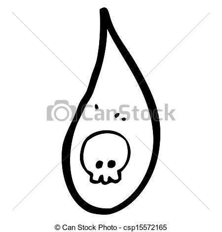 450x470 Cartoon Acid Rain Drop