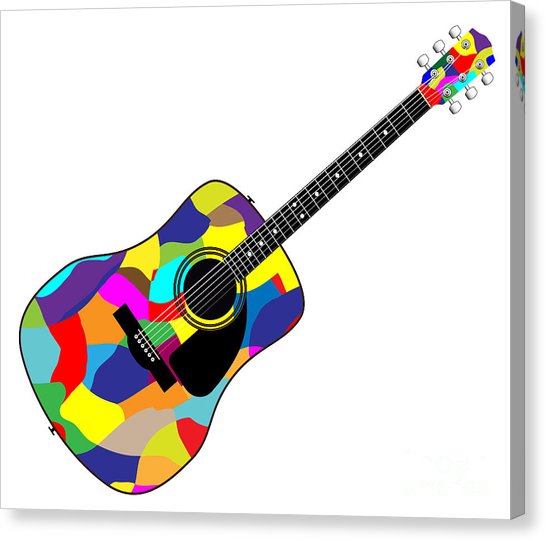 546x541 Guitar Drawings Canvas Prints