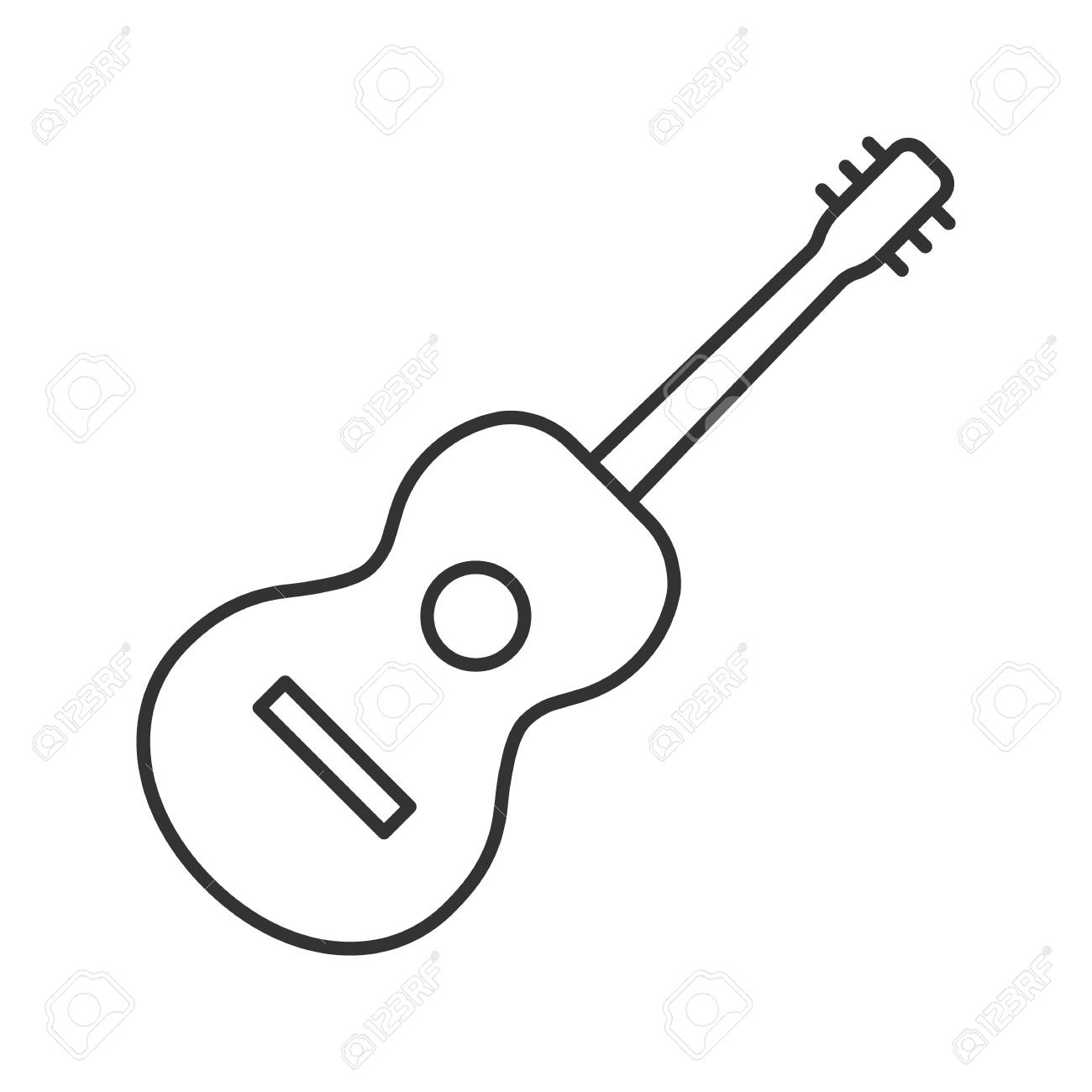 1300x1300 Huge Collection Of 'guitar Drawing Outline' Download More Than