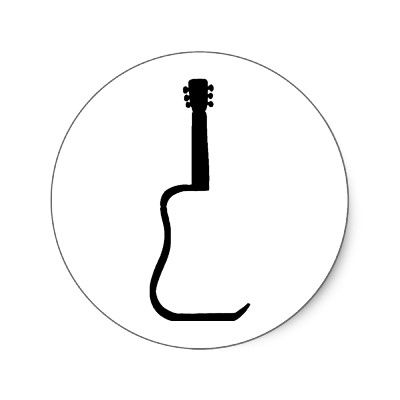 400x400 Guitar Silhouette Inspirations Board Music Tattoos, Guitar