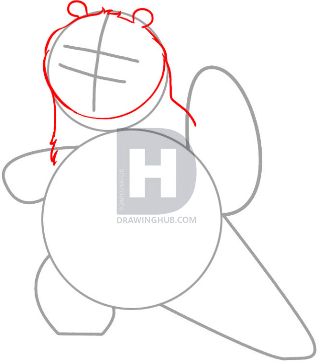 633x720 How To Draw Kung Fu Panda, Step