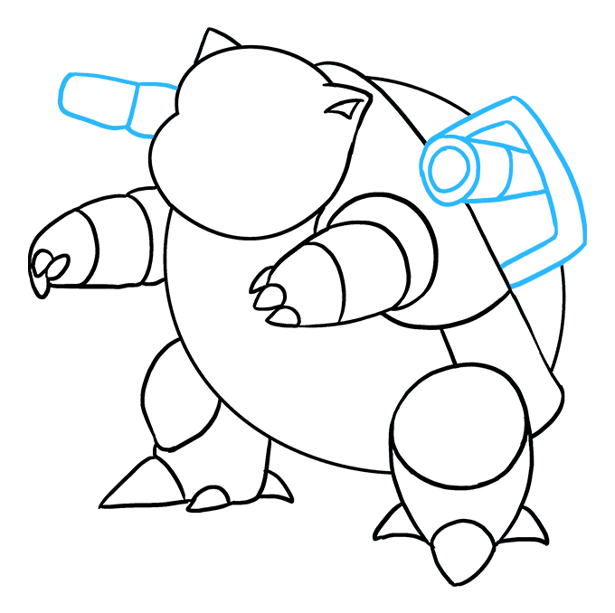 680x678 How To Draw Blastoise