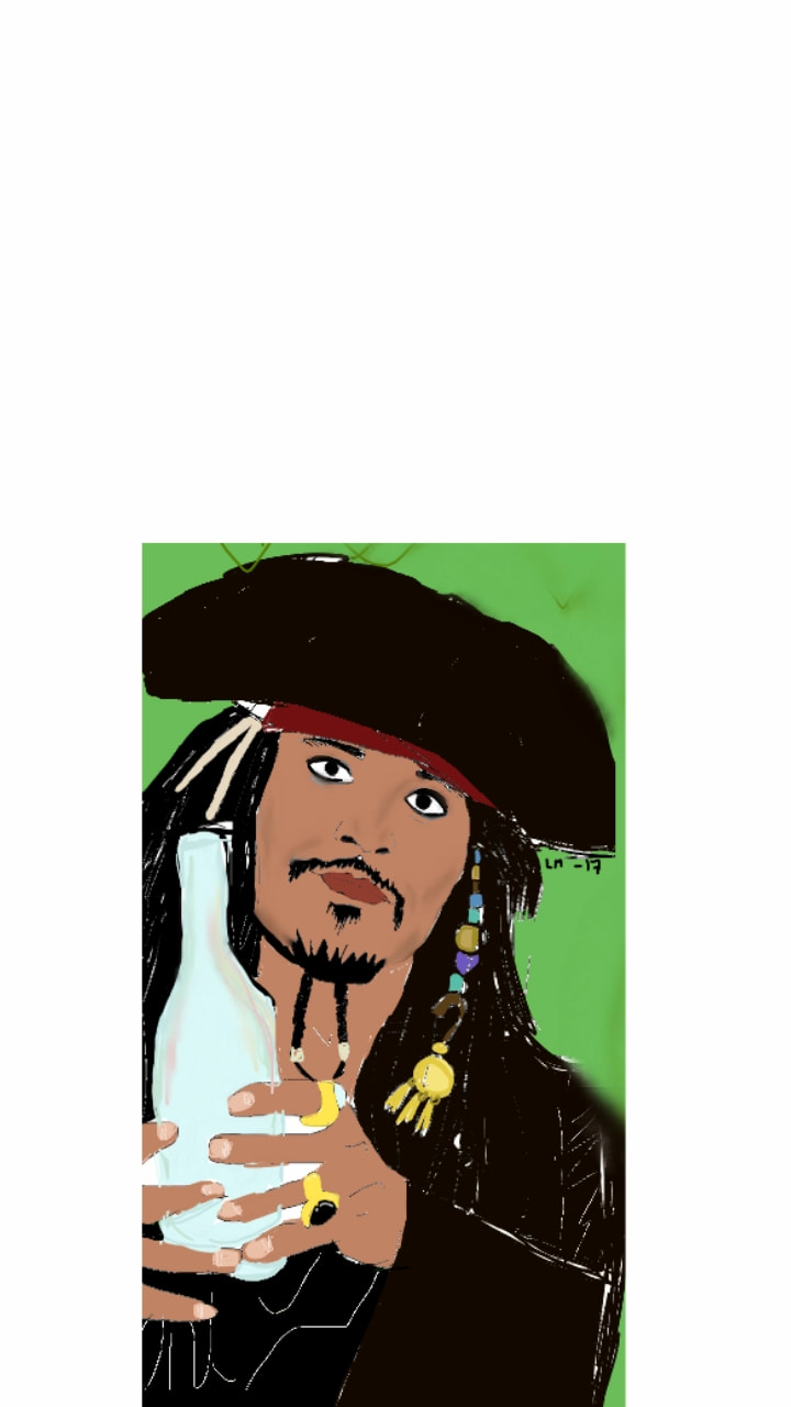 720x1280 finally done man actor johnnydepp drawing potc pirat