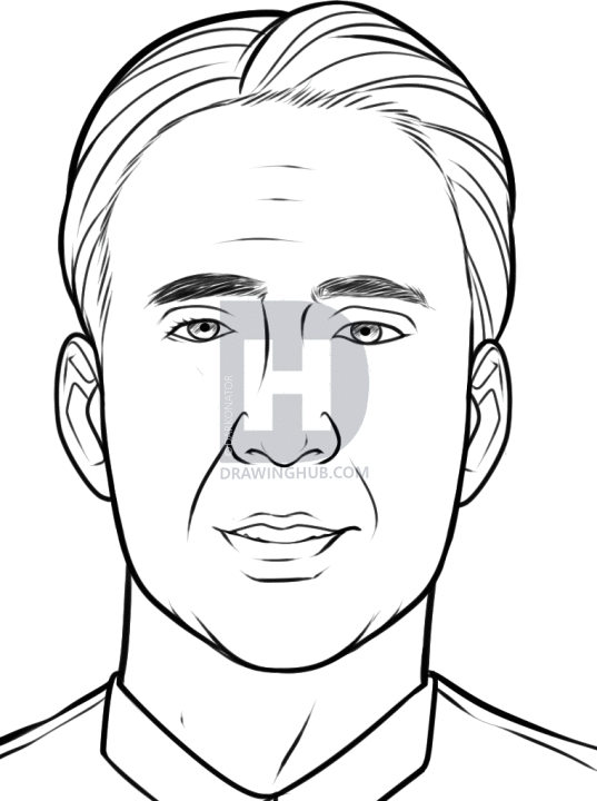 537x720 how to draw nicolas cage, nicolas cage, step