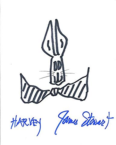 385x482 James Stewart Original Harvey Drawing Jsa Awesome Rare
