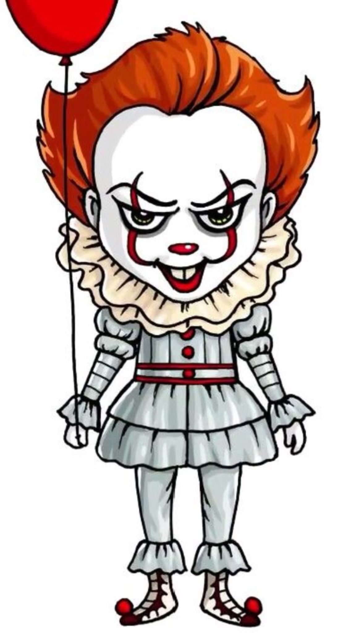 1094x2048 pennywise!!! drawing actor bilder zeichnen, niedliche