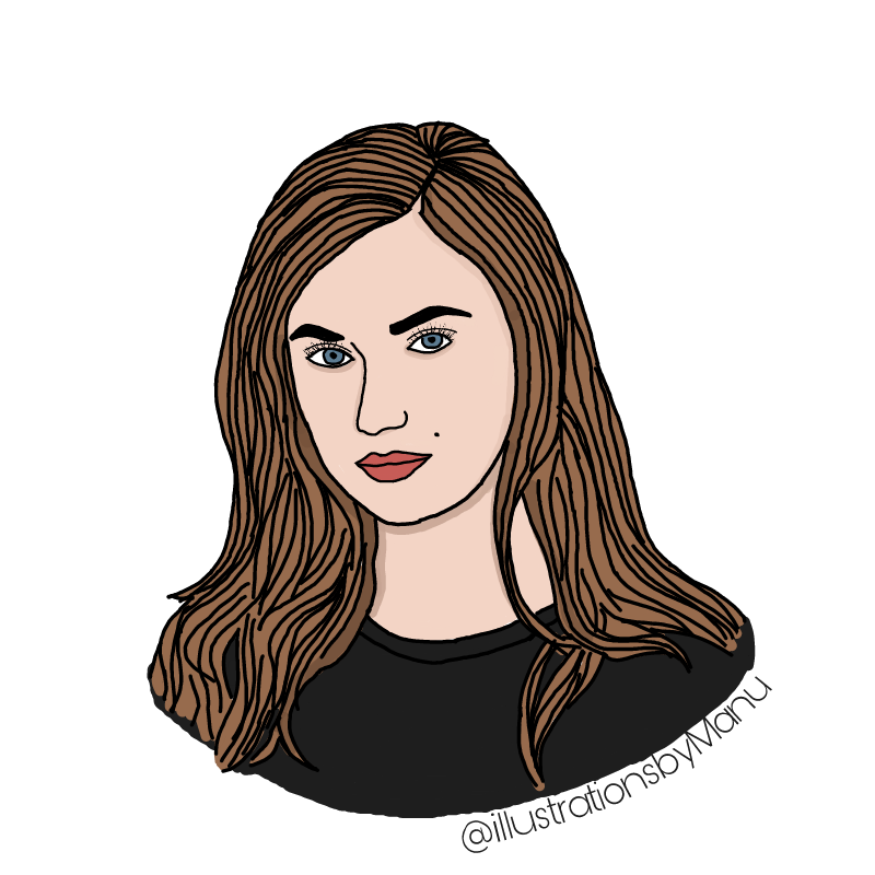 800x800 Illustration Of Imogen Poots Drawing Outlines Illustrat