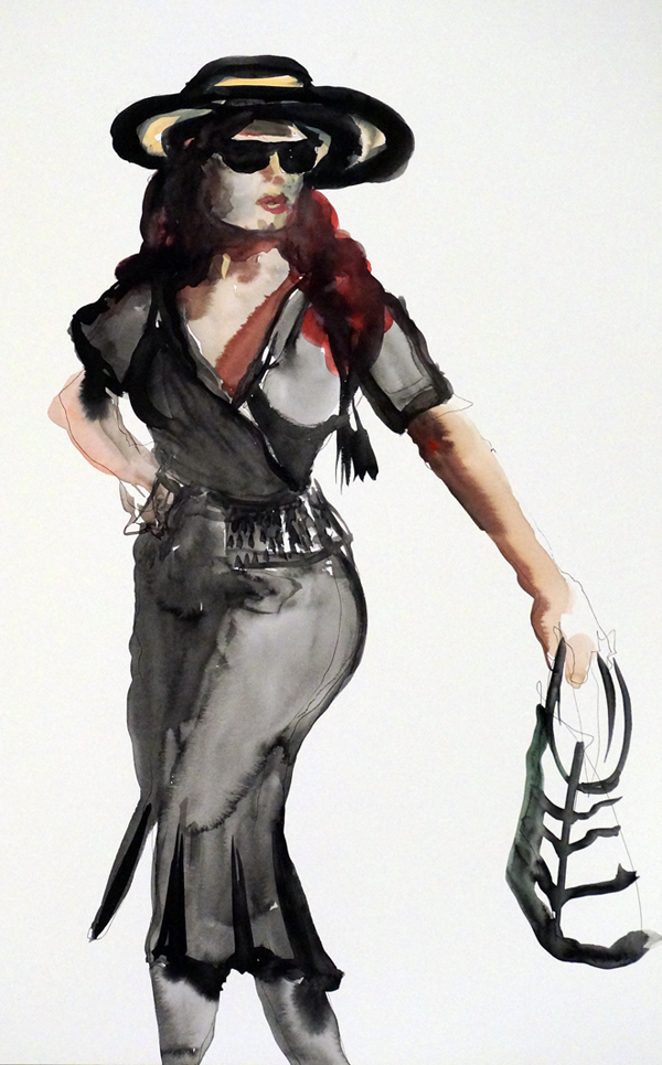 600x965 Mary Oligny Italian Actress The Drawing Club