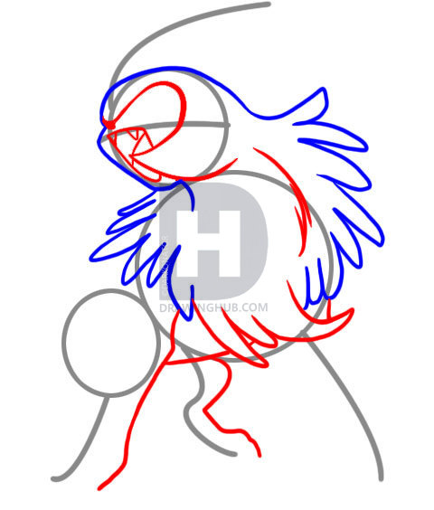 480x564 How To Draw Absol, Step