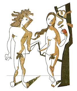 270x320 Caricature Of Adam And Eve