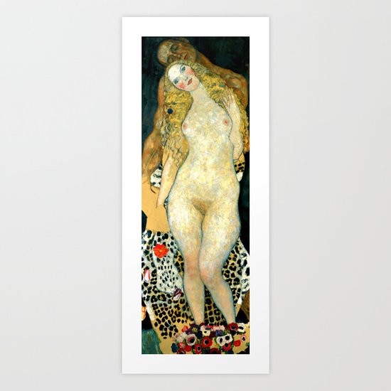 550x550 Gustav Klimt Adam And Eve Art Print
