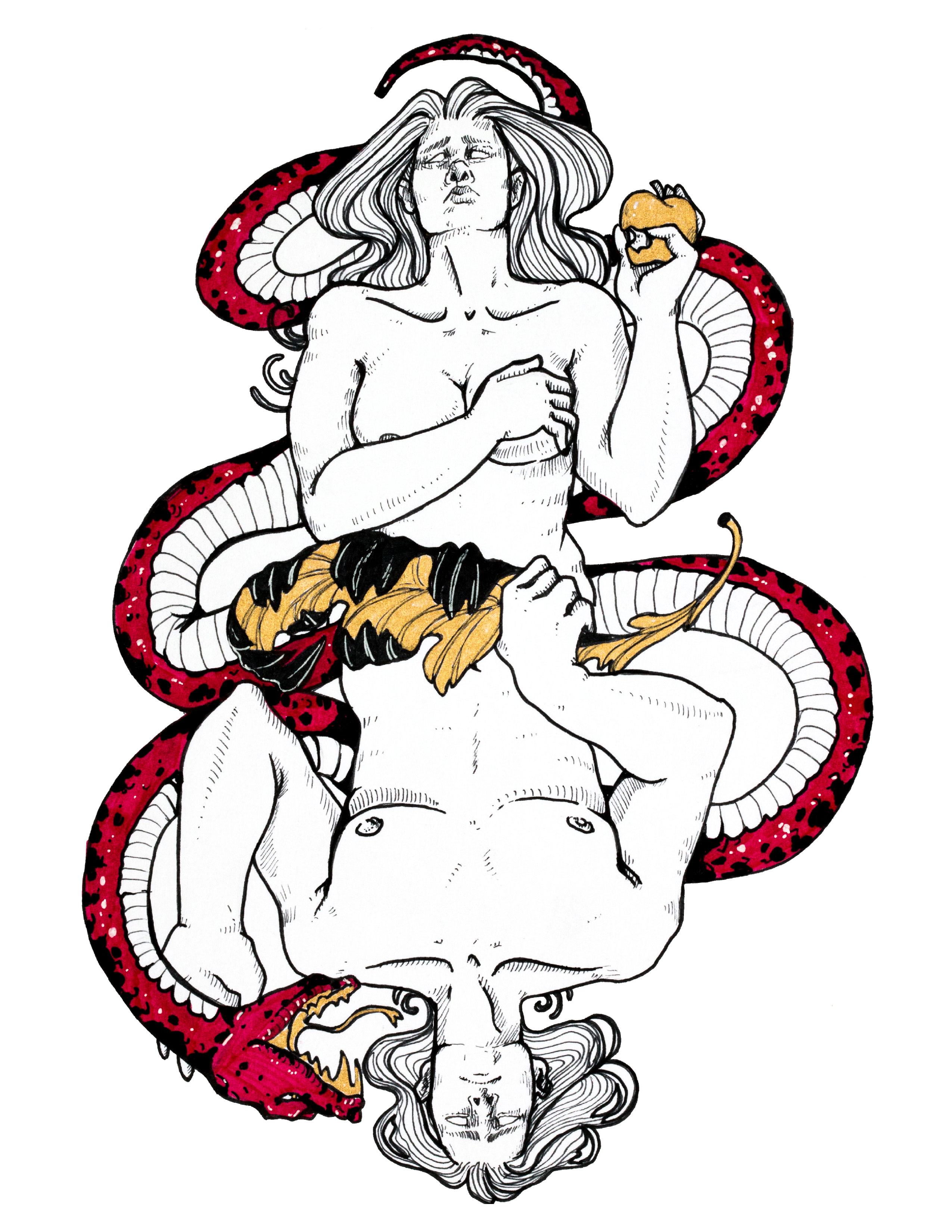 2550x3300 Adam And Eve