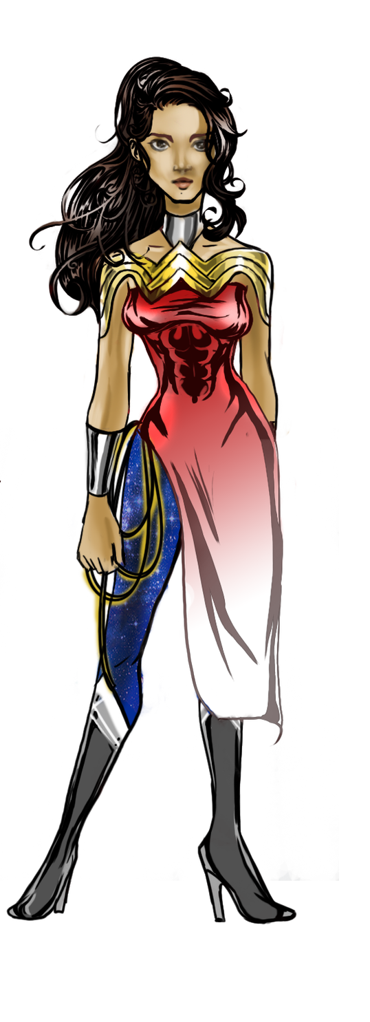 538x1485 My Wonder Girl, Adam Hughes Style